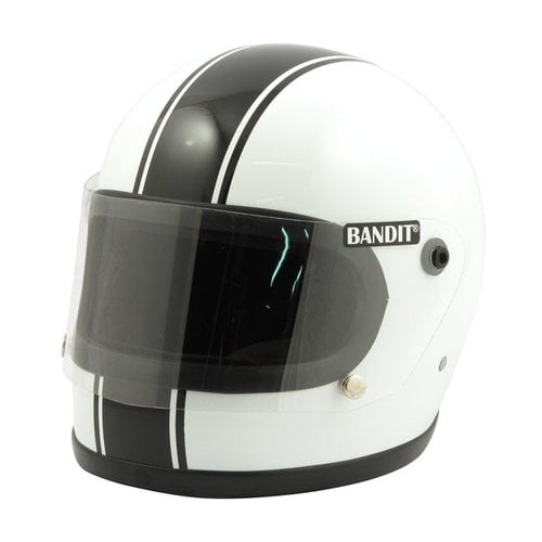 Bandit Integral Helmet - White/Black