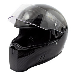 Casco MOTO Negro SKY3 JET Estrella BANDIT Open face Helmet Custom NO  HOMOLOGADO