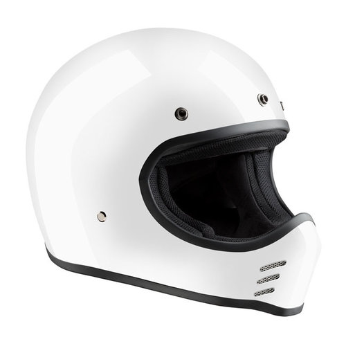 Bandit Casque Motocross Historique – Blanc