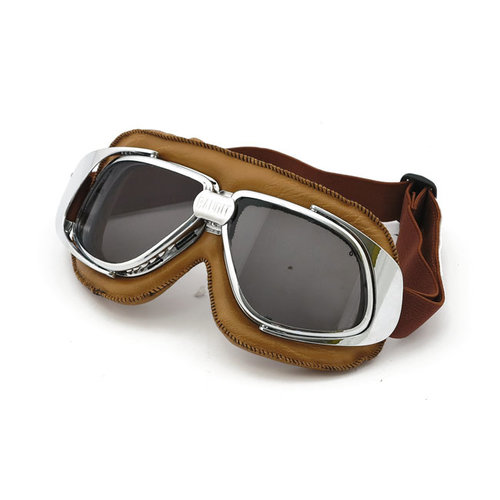Bandit Classic Goggles - Brown Leather (Choose Color)