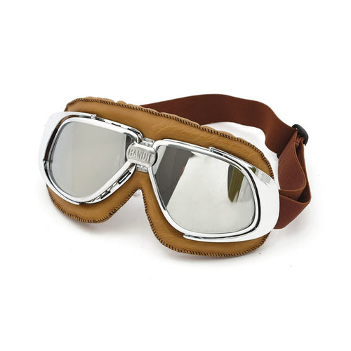 Bandit Classic Goggles - Brown Leather (Choose Color)