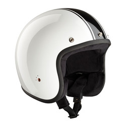 Jet Helmet Classic - White/Black