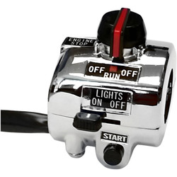 Handlebar Dot Switch - Chrome