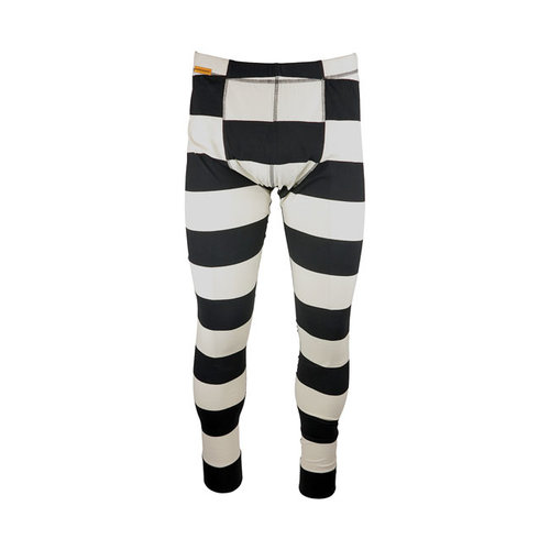 Roeg Long John Gestreepte Broek - Zwart/Wit