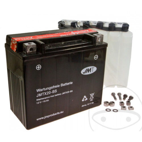 JMT YTX20-BS Battery for Harley Davidson Models