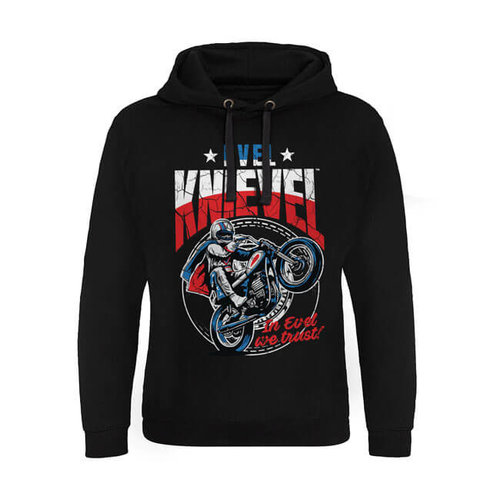 Evel Knievel Wheelie Epic hoodie - Black