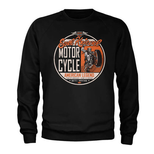 Evel Knievel American Legend Sweatshirt - Black