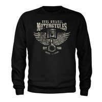 Motorrad-Sweatshirt - Schwarz