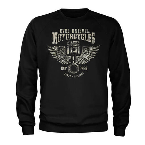 Evel Knievel Motorcycles Sweatshirt - Black