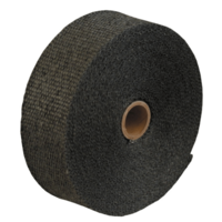 Uitlaat heat wrap, zwart 15 meter