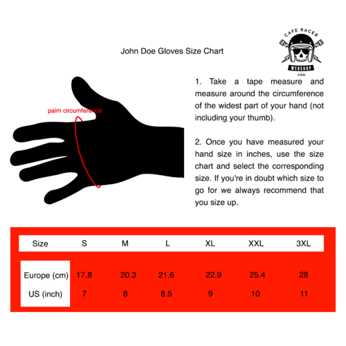 John Doe Handschoen Tracker met XTM