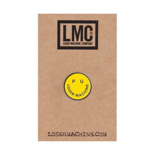 Loser Machine Smile Pin Yellow