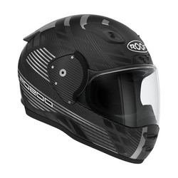 RO200 Carbon Speeder Helm - Mat Zwart/Staal