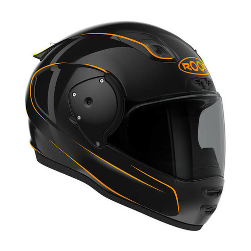 Roof Helmets RO200 Neon Helmet - Black/Orange
