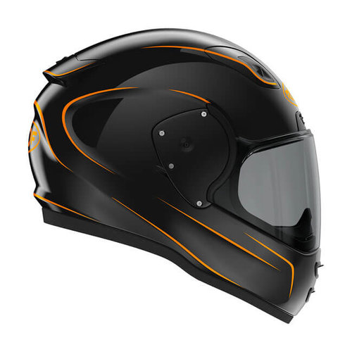 Roof Helmets RO200 Neon Helmet - Black/Orange