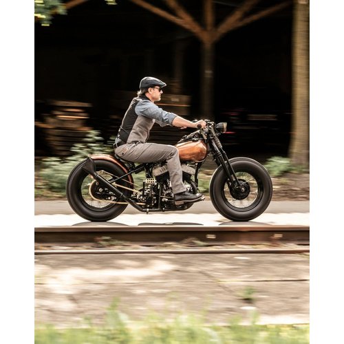 The Rokker Company Tweed Chino Tapered Slim - Grau