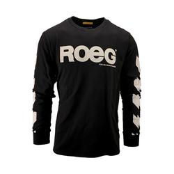 Roeg Cody striped t-shirt black/orange