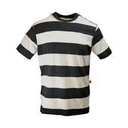 Cody Gestreept T - shirt - Zwart/Wit