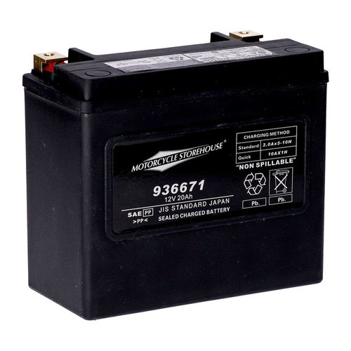 MCS MCS Batterie für Harley 97-20 Softail / 97-17 Dyna / 97-03 XL / 07-17 V-Rod