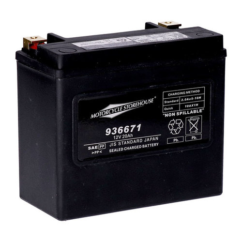 MCS MCS Battery for Harley 97-20 Softail / 97-17 Dyna / 97-03 XL / 07-17 V-Rod