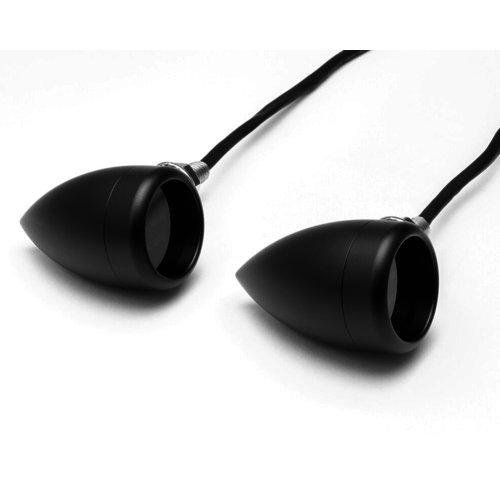 Max Inc Set Bullet "Truro" Running Lights & Indicators - Zwart