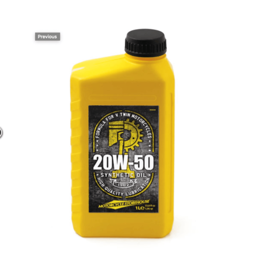 MCS 20W50 Full Synthetic Motor Oil 