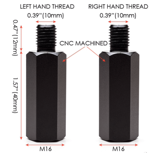 Max Inc Élévateurs de miroir 40 mm M10