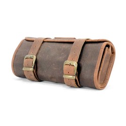 Long Ride Waxed Cotton Toolbag with Leather Finish