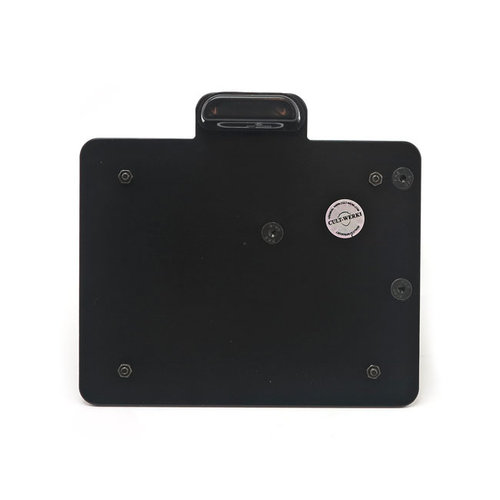 Cult-Werk Support de plaque d'Immatriculation à Montage Latéral Noir - (Switzerland)  | 18-21 Softail
