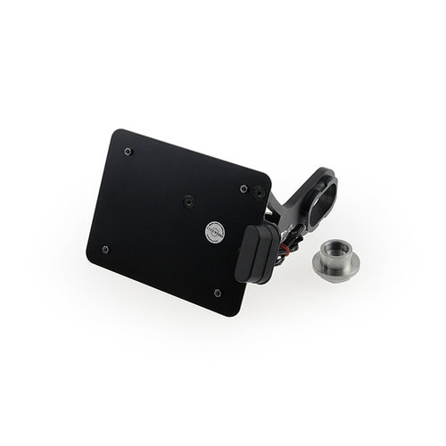 Cult-Werk Side Mount License Plate Bracket Black - (Switzerland) | 13-17 FXSB Breakout