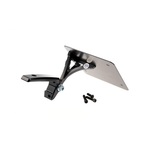 Cult-Werk Side Mount License Plate Bracket Black - (Germany) | 19-20 Softail FXDR