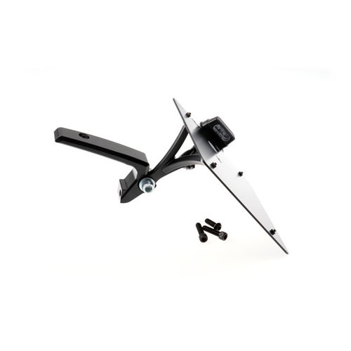 Cult-Werk Side Mount Kentekenplaat Beugel Zwart - (Germany) |  19-20 Softail FXDR