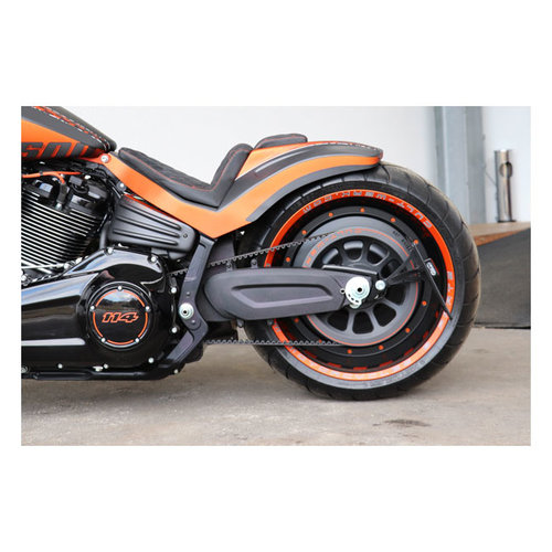 Cult-Werk Side Mount License Plate Bracket Black - (Germany) | 19-20 Softail FXDR