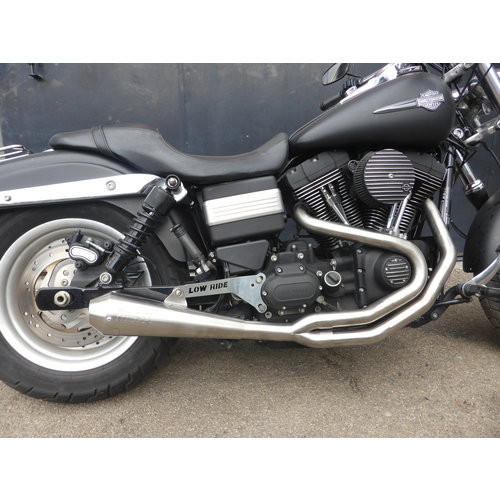 MASS TROMB INOX RETRO Full System Exhaust 2in1 (Inclined) for Harley Davidson Dyna FXDF FAT BOB 1584  | (Choose Option)