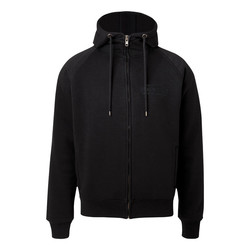 Hoodie met Rits | Zwart