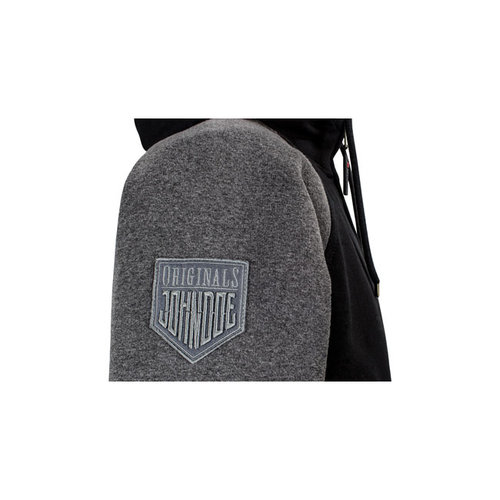 John Doe Hoodie mit Reißverschluss | Schwarzgrau