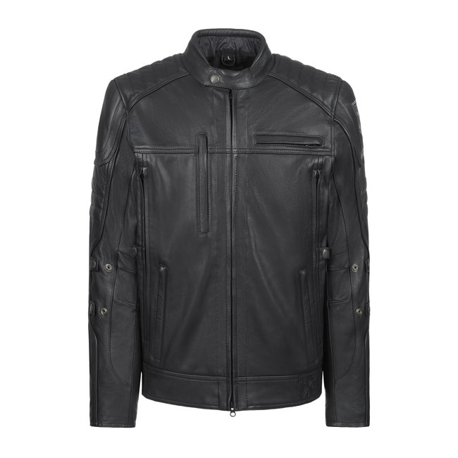 John Doe Technical Leather Jacket with XTM | Black - ChopperShop.com