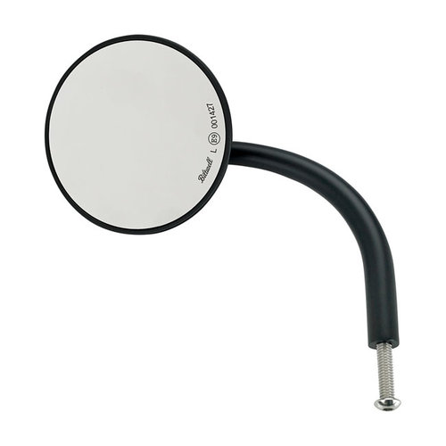 Biltwell Utility Round Mirror Black | (Choose Color)