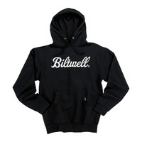 Pullover Hoodie Script Zwart | (Kies de Maat)