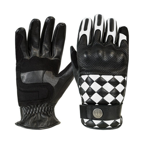 John Doe Tracker Race Gloves Noir/Blanc