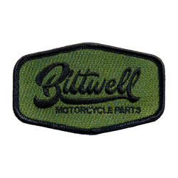 Cursive Patch 3.5" | Black, Green