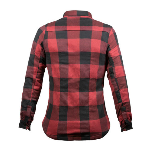 John Doe Motoshirt Women XTM | Schwarz/Rot