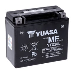 AGM Battery YTX20L-WC | Honda/Indian/Kawasaki/Triumph/Yamaha