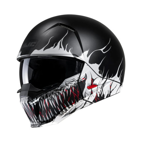 HJC Helmet i20 Scraw | Black / White