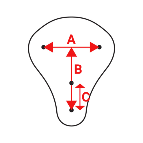 14x12.5"  Fitzz Custom large Solo Seat black Flame