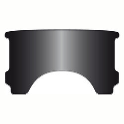 Fenêtre Inférieure Réglable de Remplacement (Style C) pour FLHS ('87-'93) | (Choisir la Couleur)