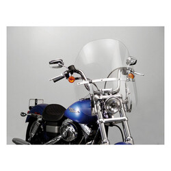 Switchblade Quick Release Windscherm 2-Up voor Softail FXBB/FXLR/S/FXST/FXBBS/Dyna | Helder