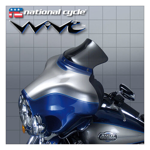 National Cycle  Wave Windshield for FLHT/FLHX(NU) ('96-'13) | (Choose Color)