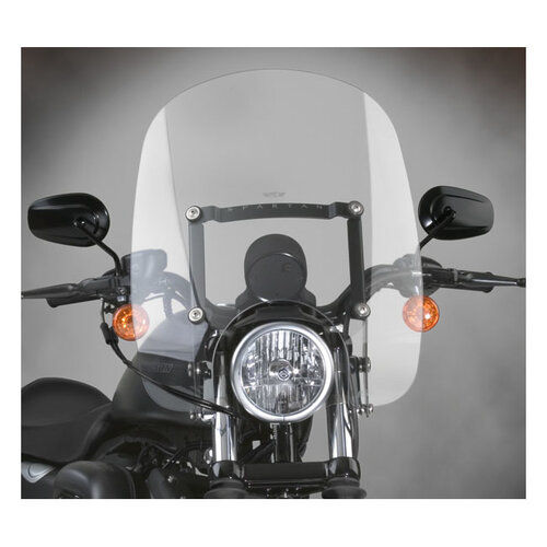 National Cycle  Spartan Quick Release Windshield for Sportster Models Clear | (Choose Size)
