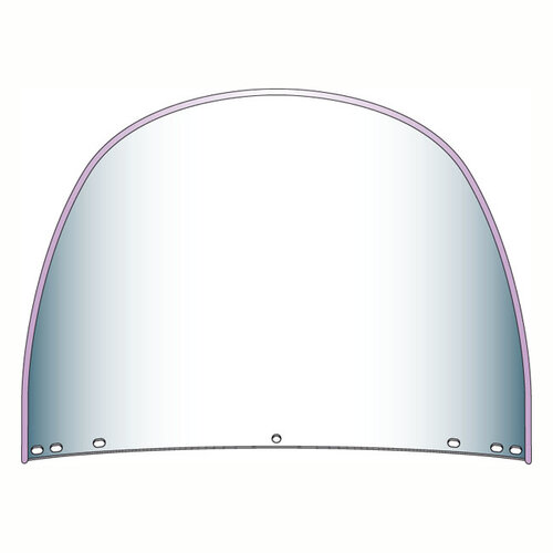 National Cycle  Replacement Beaded Top Windshield Window | Clear